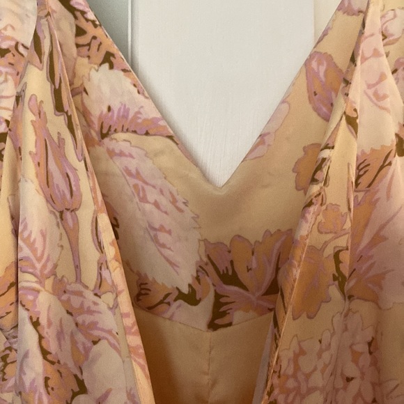 STINE GOYA silk floral slip dress size large - Picture 7 of 13